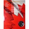 Image 2 : 2005 40Th. ANNIV. OF THE CANADIAN FLAG, 8/10+ Oz,SILVER WITH CD-ROM