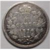 Image 2 : 1874 pl4 small date  Canadian 5 cent silver  F/VF  RARE