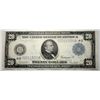 Image 1 : 1914  $20  FR note  F/VF