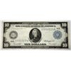 Image 1 : 1914  $10  FR note  F/VF