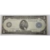 Image 1 : 1914  $5  FR note  F/VF