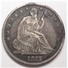 Image 1 : 1875CC  Seated half $  VF/XF  original undipped