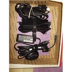 Misc. Lot of Power Cords  Dell, H.P. ect cordless mouse-