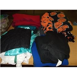 Lot of Lap Throws-Sheets-Material-Towel Ect