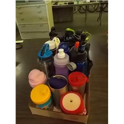 Misc. Lot of Water Bottles & Coffee Cups