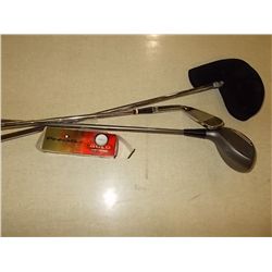 3 Misc. Golf Clubs -Golf Balls- 1- cover