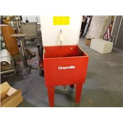 Graymills solvent tank parts washer model 2R