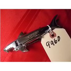 1325 Compaq, chrome shark bottle opener Compaq, chrome shark bottle opener, apx. 5  inch's long