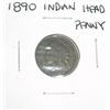 Image 1 : 1890 INDIAN HEAD PENNY *PLEASE LOOK AT PICTURE TO DETERMINE GRADE*!!