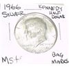 Image 1 : 1966 KENNEDY SILVER HALF DOLLAR *EXTREMELY RARE MS-65 HIGH GRADE*!!