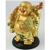 Image 2 : Happy Chinese Buddha Made of Golden Brass