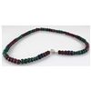 Image 2 : 234.46ct Natural Multi-Color Rondelles Necklace