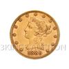 Image 1 : $10 Liberty Extra Fine Early Gold Bullion