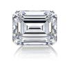 Image 1 : EGL USA 0.80ct Certified Emerald Brilliant Diamond D,Si