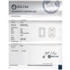 Image 2 : EGL USA 0.80ct Certified Emerald Brilliant Diamond D,Si