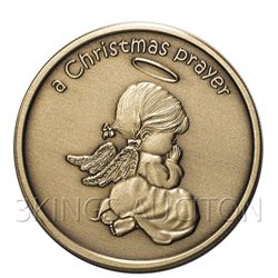 Christmas 2009 Bronze Round X-4 A Christmas Prayer (wit