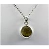 Image 1 : 20.ctw Uncut Gemstone in Silver Pendant