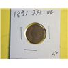 Image 1 : 1891 INDIAN HEAD CENT