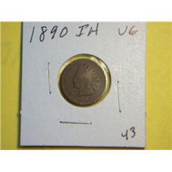 1890 INDIAN HEAD CENT