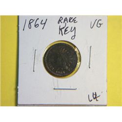 1864 INDIAN HEAD CENT