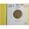 Image 1 : 1863 INDIAN HEAD CENT