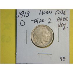 1913 D BUFFALO NICKEL