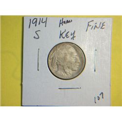 1914 S BUFFALO NICKEL