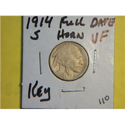 1914 S BUFFALO NICKEL