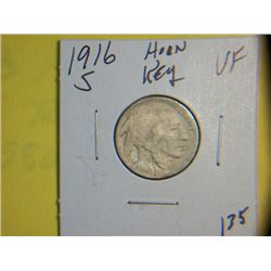 1916 S BUFFALO NICKEL