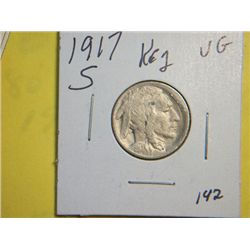 1917 S BUFFALO NICKEL