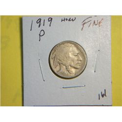 1919 P BUFFALO NICKEL