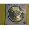 Image 1 : 1925 P PEACE DOLLAR
