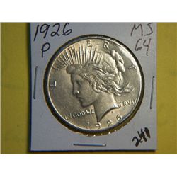 1926 P PEACE DOLLAR