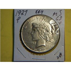 1927 P PEACE DOLLAR