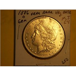 1886 O MORGAN DOLLAR