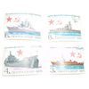 Image 1 : 4 LARGE U.S.S.R. C.C.C.P RARE SHIPS Stamps *4 TOTAL ALL FOR 1 MONEY*!!
