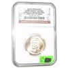 Image 1 : 2008-D PRESIDENT DOLLAR JOHN QUINCY ADAMS *CERTIFIED BY NGC FIRST DAY OF ISSUE BU UNC*!!