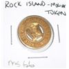 Image 1 : VINTAGE OLD *RARE MS-66 HIGH GRADE - ROCK ISLAND-MOLINE TOKEN*!!