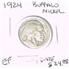 Image 1 : 1924 BUFFALO NICKEL RED BOOK VALUE IS $24.00 *RARE KEY DATE EXTRA FINE GRADE*!!