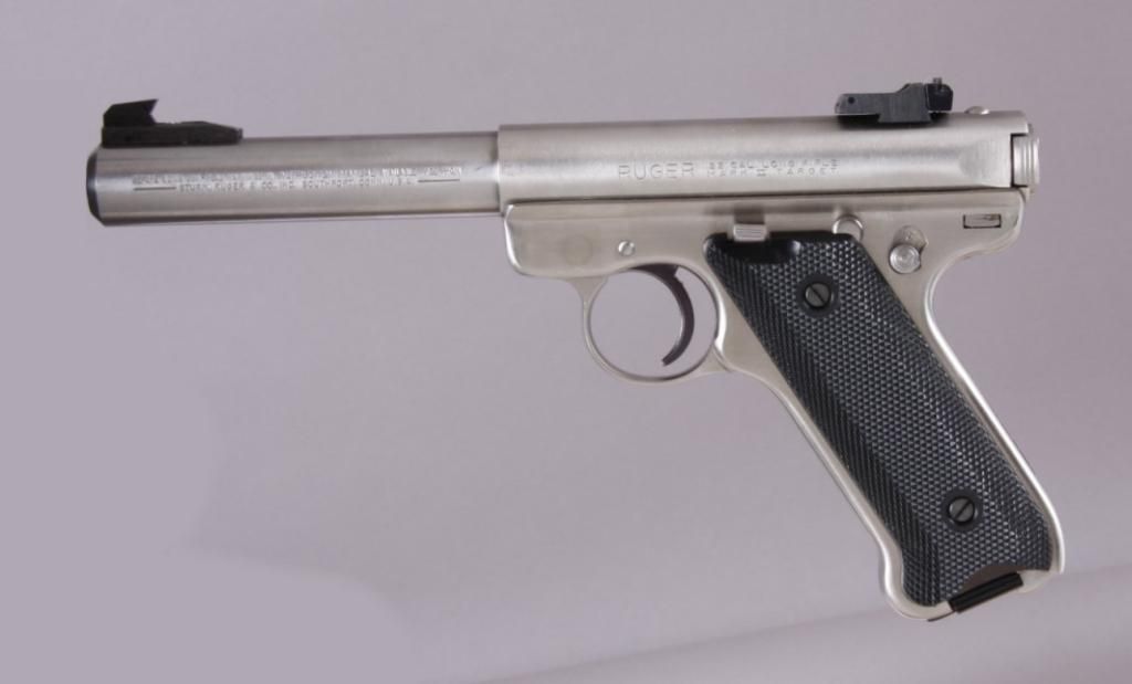 Ruger Mdl MKII Cal .22LR SN:214-30870Single action semi auto target ...