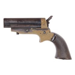 C Sharps Mdl 2 Cal .30RF SN:173214 barrel pocket pistol with a revolving  firing pin. Barrels are 3"