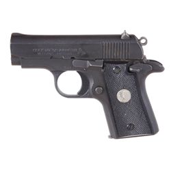 Colt Mdl Mustang Cal .380acp SN:MU24544Very desirable single action semi auto pistol  chambered in .
