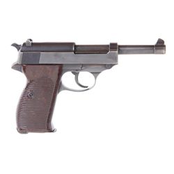 Mauser Mdl P38 Cal 9mm SN:8501iMauser made P-38. BYF 43 code. Grips are  scratched " H.B. Williams X