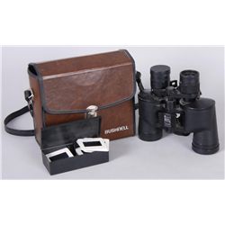 Bushnell BinocularsInsta -Focus Zoom 7 to 21 Power 40mm and box  of Vietnam slides.