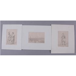 George Catlin (3) 1834 Prints from Books