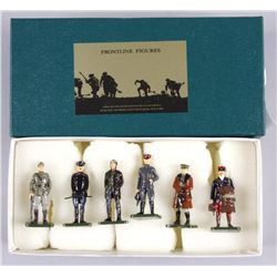 Frontline Figures Hand Cast Toy SoldiersWWI air aces, 6 different types, #84/1000,  like new in orig