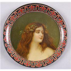 Original Tin Advertiser - MaidenNear fine condition, circular, approx 4 1/4"  diameter. From the Pet