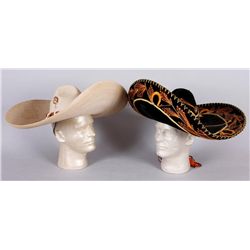 3 Mexican Sombreros made by Gilberto Salazar