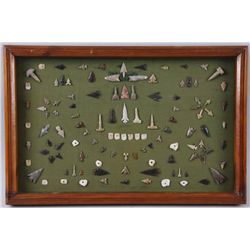 Over 100 Framed PointsNicely  Framed in a Glass front case