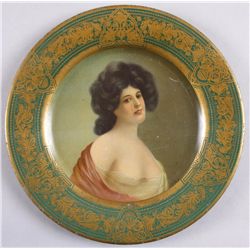 Original Tin Advertising Art Plate - Vienna ArtVienna Art Plate Co, Feb 21, 1905 patent  date, depic